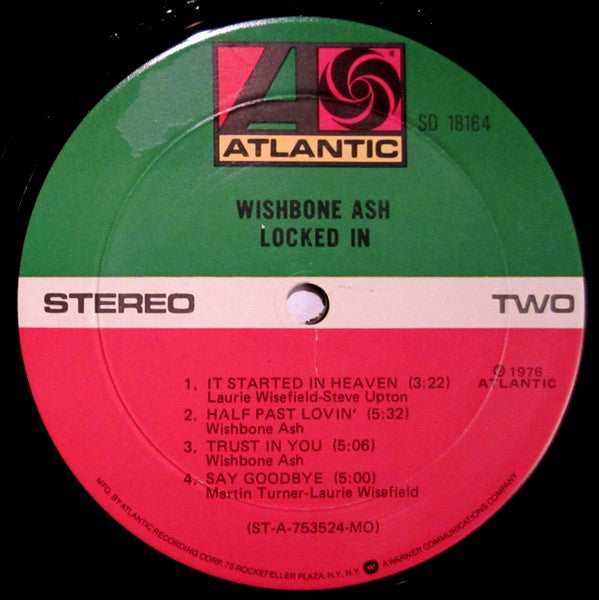 Wishbone Ash - Locked In (LP, Album, Mon)