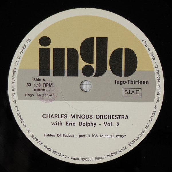 Charles Mingus Sextet - 1964, ""Fables Of Faubus"" Vol. 2(LP, Unoff...