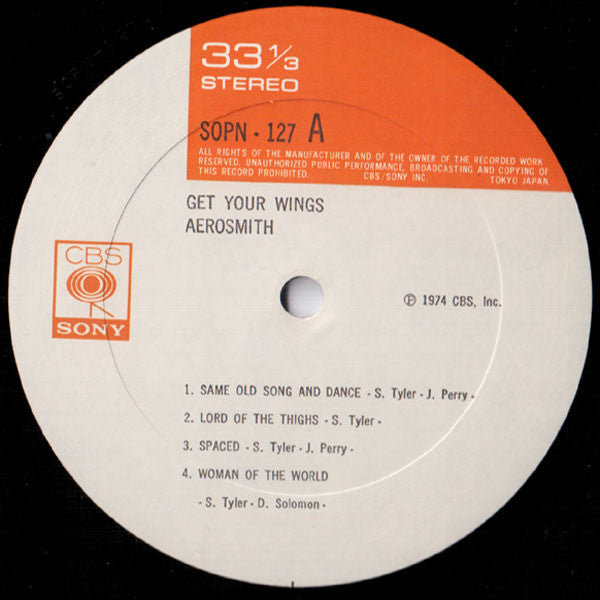 Aerosmith - Get Your Wings (LP, Album)