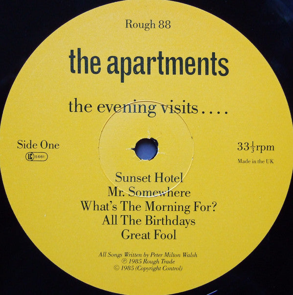 The Apartments - The Evening Visits....And Stays For Years (LP, Album)