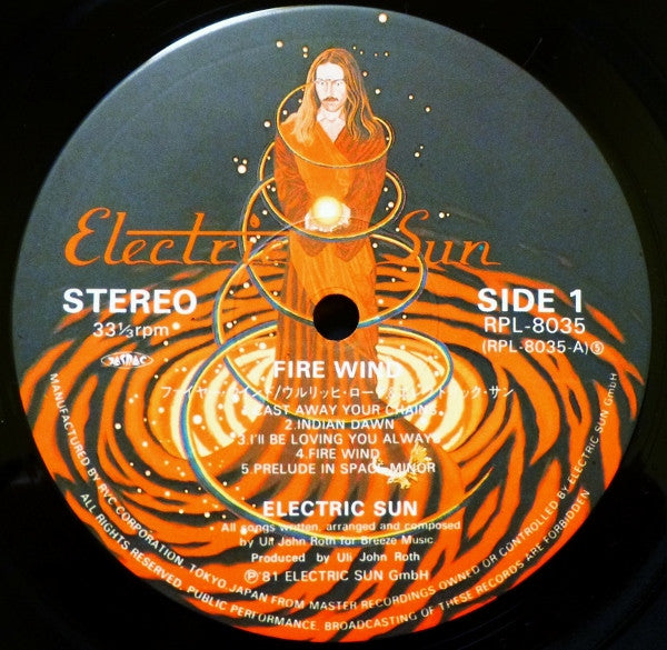 Electric Sun - Fire Wind (LP, Album)