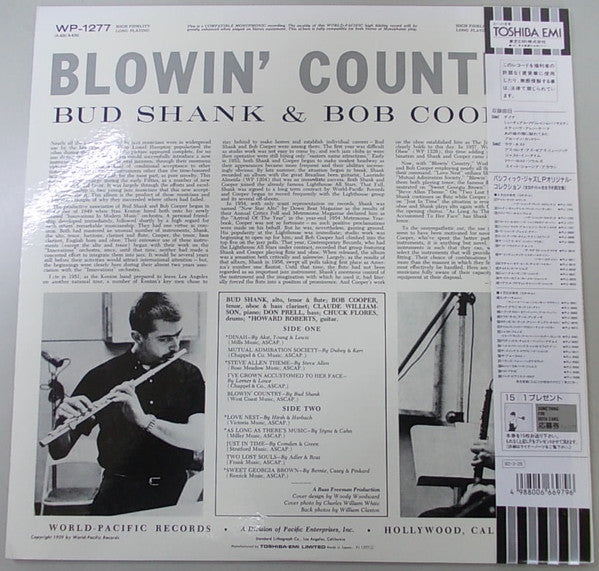 Bud Shank & Bob Cooper - Blowin' Country (LP, Album, Mono, RE)