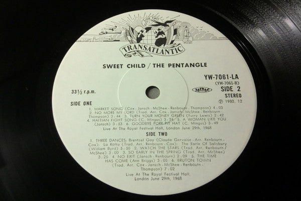 The Pentangle* - Sweet Child (2xLP, Album, RE, Gat)