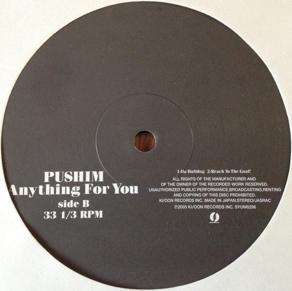 Pushim - Anything For You (10"", Single)