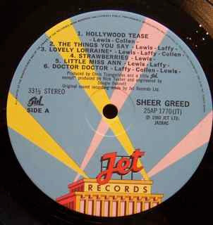 Girl (2) - Sheer Greed  (LP, Album)