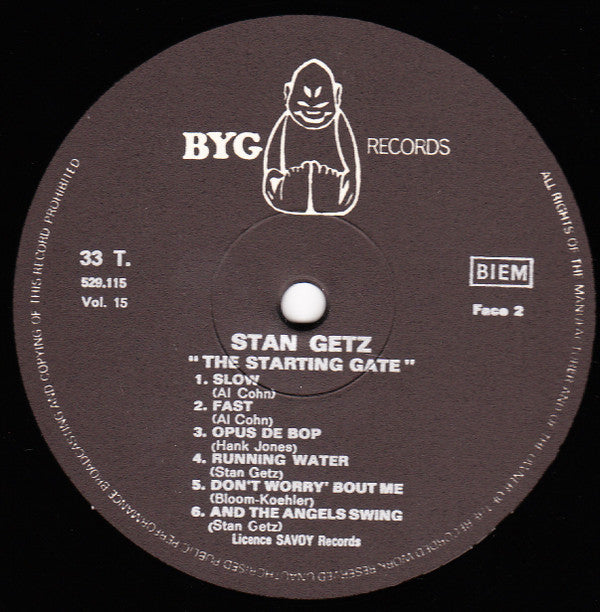 Stan Getz - The Starting Gate (LP, Comp, Gat)