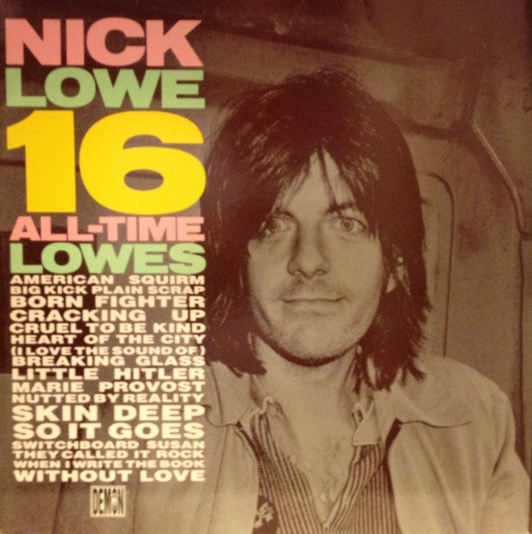 Nick Lowe - 16 All-Time Lowes (LP, Comp)