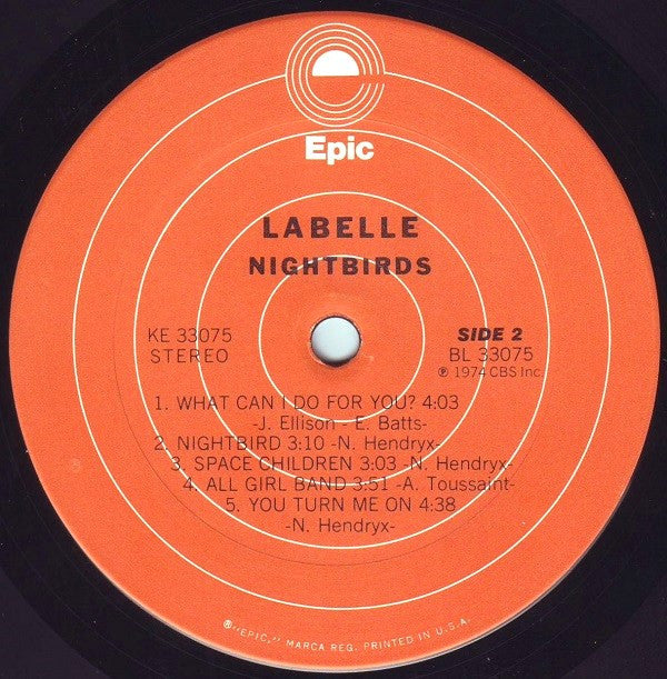 LaBelle - Nightbirds (LP, Album, San)