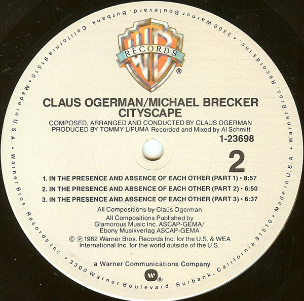 Claus Ogerman / Michael Brecker - Cityscape (LP, Album)