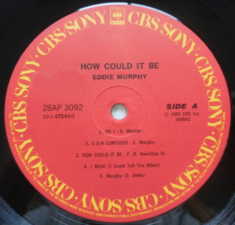 Eddie Murphy - How Could It Be (LP, Album)