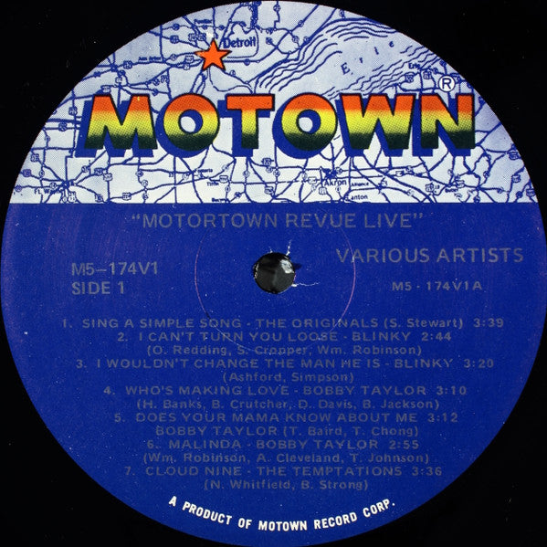 Various - Motortown Revue Live (LP, RE)