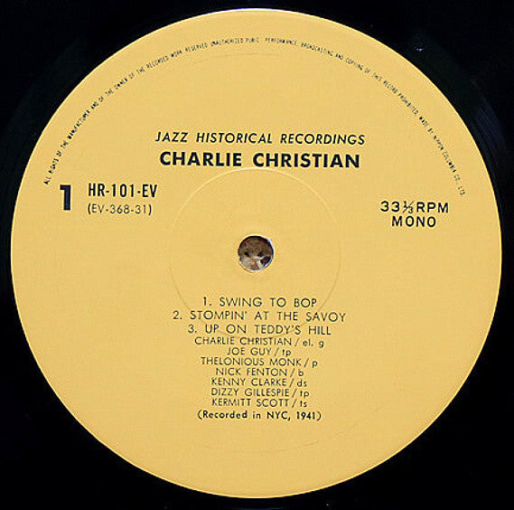 Charlie Christian - Jazz Immortal(LP, Album, Mono, RE)