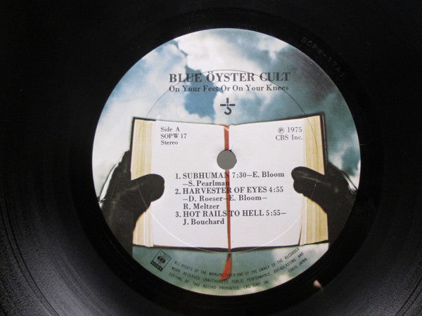 Blue Öyster Cult - On Your Feet Or On Your Knees (2xLP, Album, Gat)