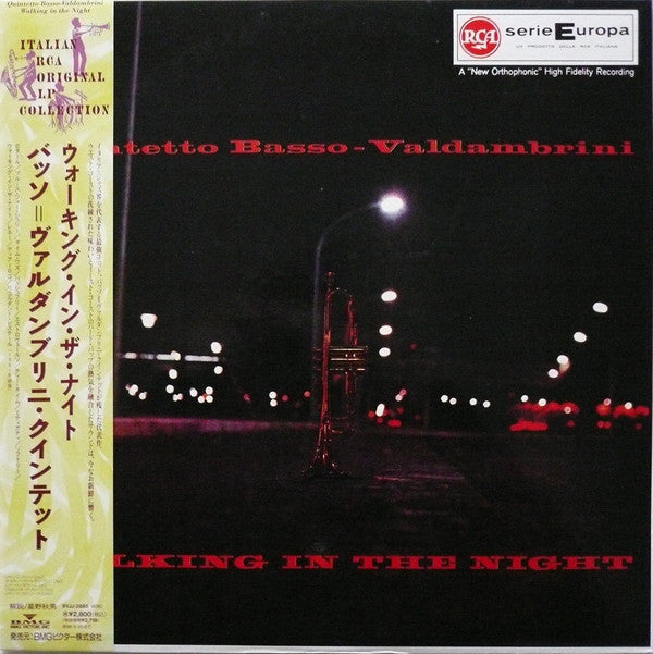 Quintetto Basso-Valdambrini - Walking In The Night (LP, Album)