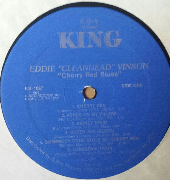 Eddie Vinson* - Cherry Red Blues (LP, Comp, RE)