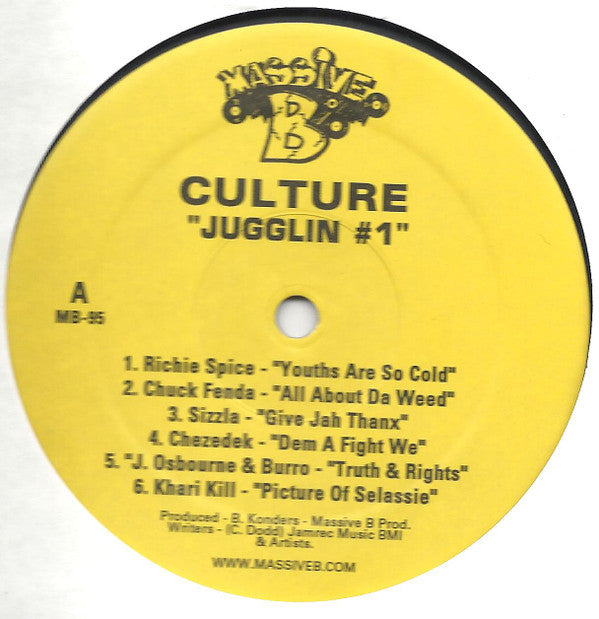 Various - Culture Jugglin Vol. 1 (LP, Comp)