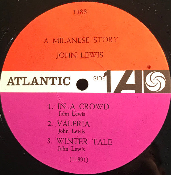 John Lewis (2) - A Milanese Story (Original Soundtrack)(LP, Album, ...