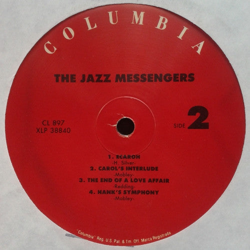 The Jazz Messengers* - The Jazz Messengers (LP, Album, RE)