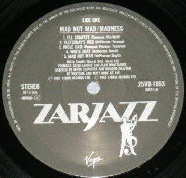 Madness - Mad Not Mad (LP, Album)