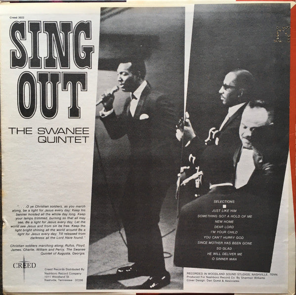 The Swanee Quintet - Sing Out (LP)