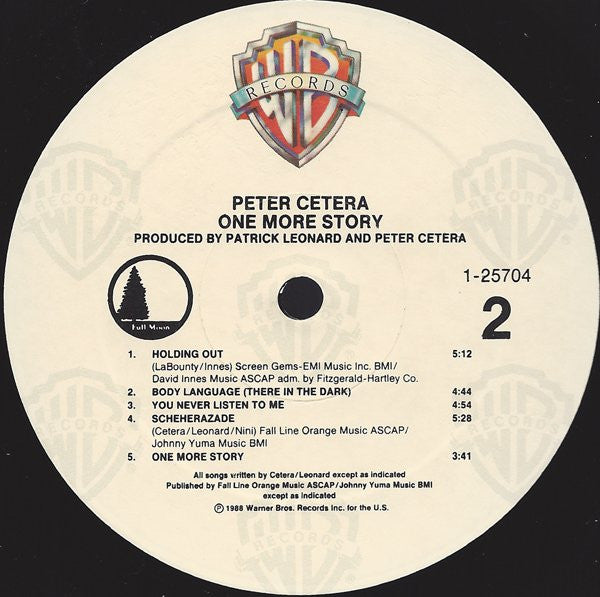 Peter Cetera - One More Story (LP, Album)