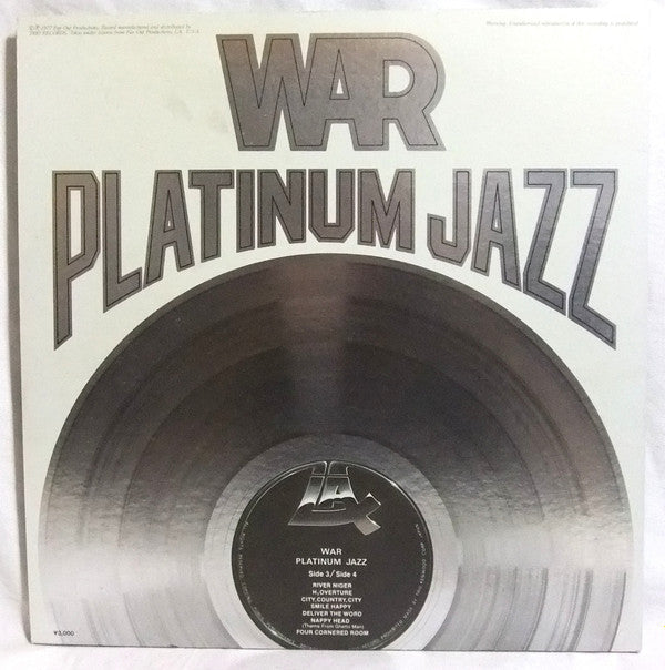 War - Platinum Jazz (2xLP, Comp, Gat)