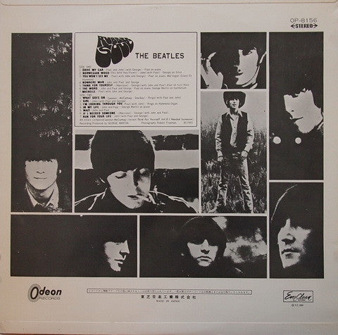 The Beatles - Rubber Soul (LP, Album, RE, Red)