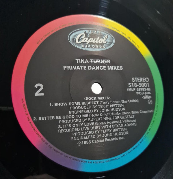 Tina Turner - Private Dance Mixes (LP, Comp, Mixed)