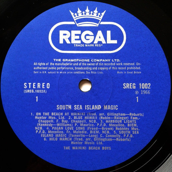 The Waikiki Beach Boys - South Sea Island Magic (LP, Album)