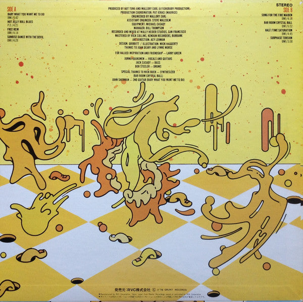 Hot Tuna - Yellow Fever (LP, Album)