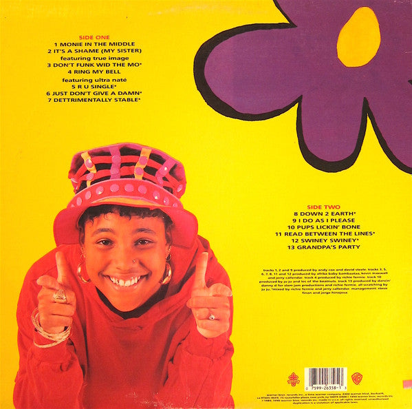 Monie Love - Down To Earth (LP, Album)