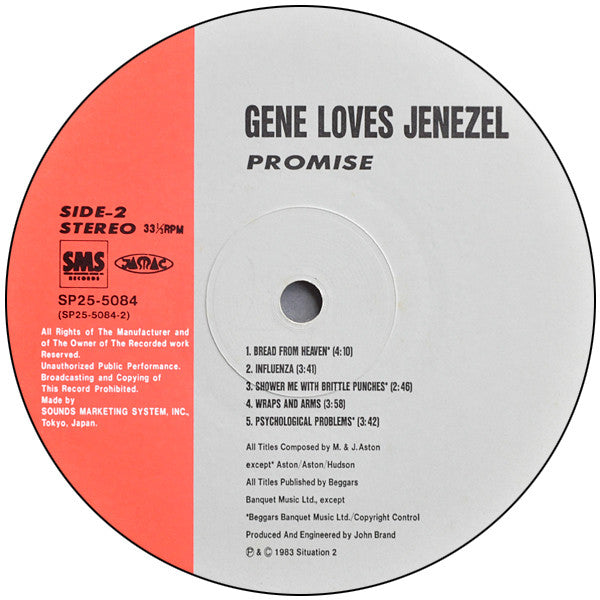 Gene Loves Jezebel - Promise (LP, Album)