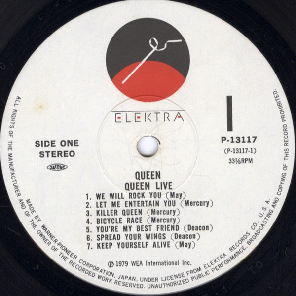 Queen - Live (LP, Album)