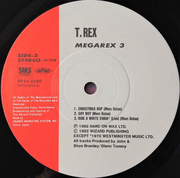 Marc Bolan & T-Rex* - Megarex 3 (12"")