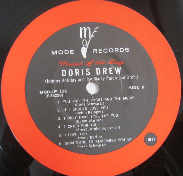Doris Drew - Delightful Doris Drew (LP, Album, Mono, RE)