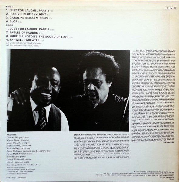 Charles Mingus - Lionel Hampton Presents The Music Of Charles Mingu...
