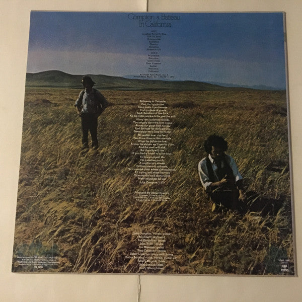 Compton & Batteau - In California (LP, Album, RE)