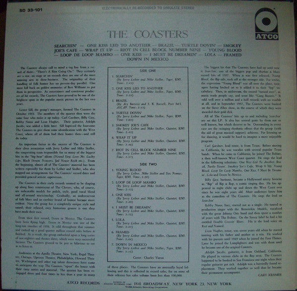 The Coasters - The Coasters (LP, Comp, Mono, M/Print)