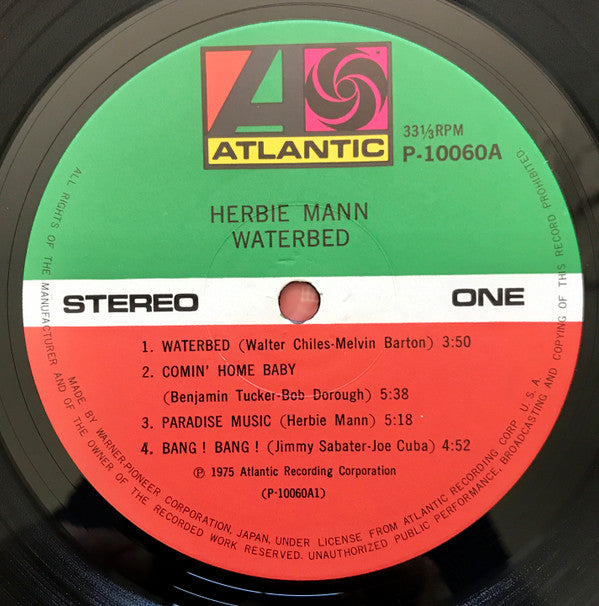 Herbie Mann - Waterbed (LP, Album)