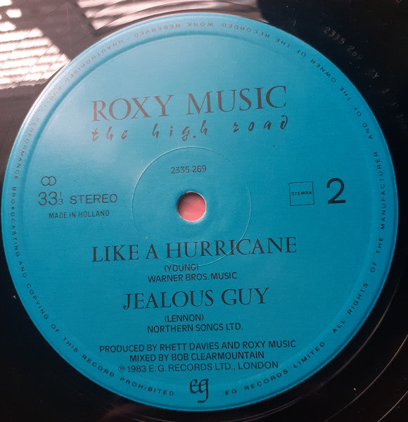 Roxy Music - The High Road (LP, MiniAlbum)