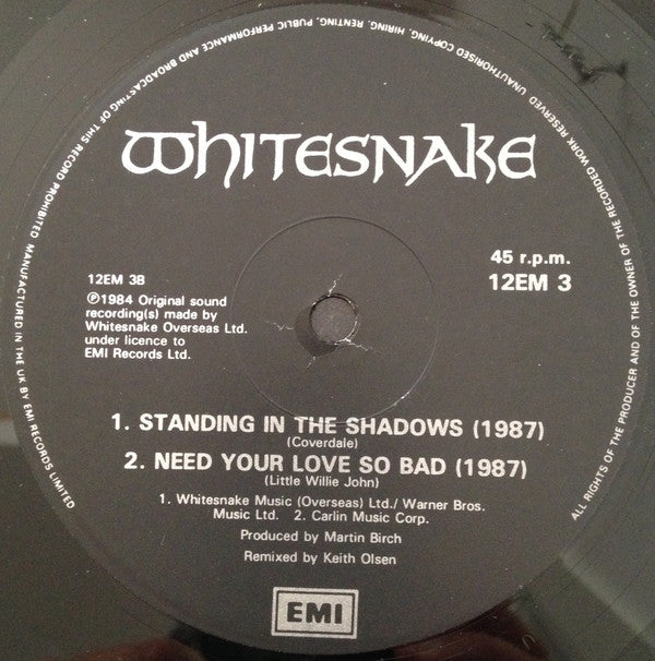 Whitesnake - Is This Love (12"", Single)