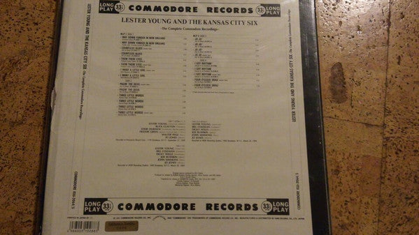 Lester Young - Commodore Recordings(2xLP, Comp, Mono, Ltd)