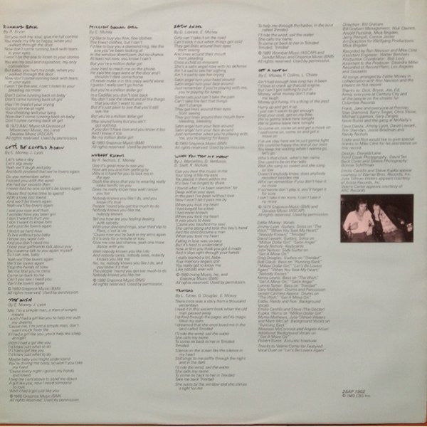 Eddie Money - Playing For Keeps (LP, Album)