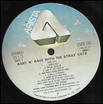 Stray Cats - Rant N' Rave (LP, Album)