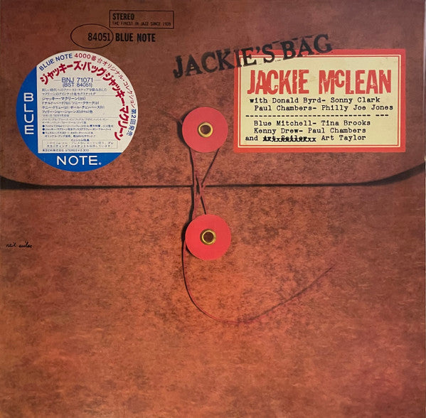 Jackie McLean - Jackie's Bag (LP, Album, RE)