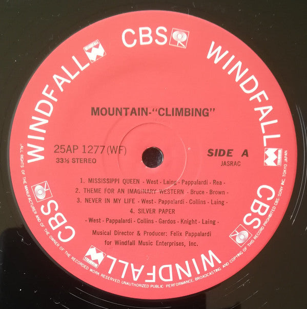 Mountain - Climbing! (LP, Album, RE, Gat)