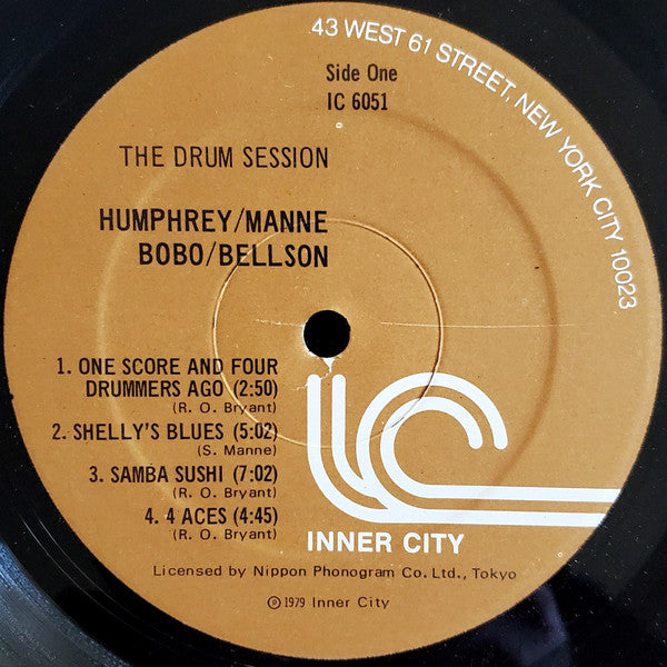 Paul Humphrey - The Drum Session(LP, Album)
