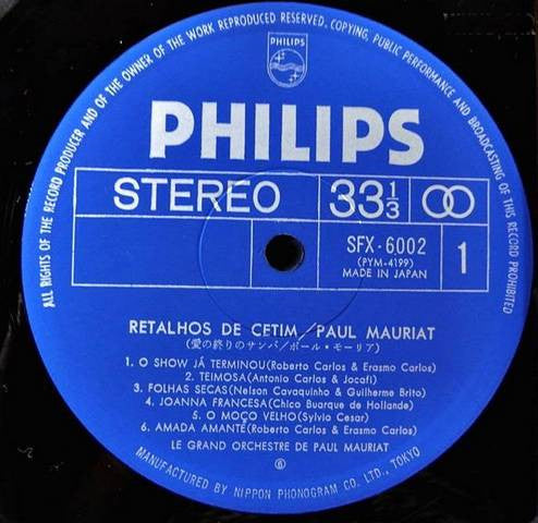 Paul Mauriat - Retalhos De Cetim (LP)