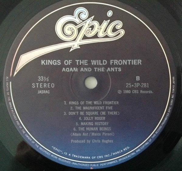 Adam And The Ants - Kings Of The Wild Frontier (LP, Album)