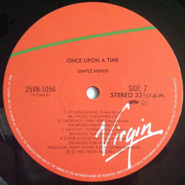 Simple Minds - Once Upon A Time (LP, Album)